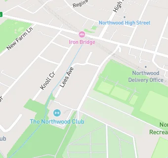 map for Northwood Town Cricket Club