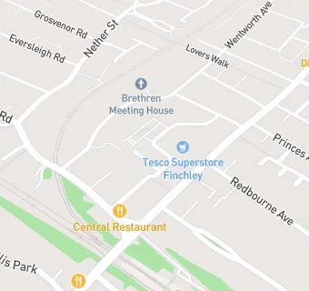 map for Bright Horizons Finchley Central