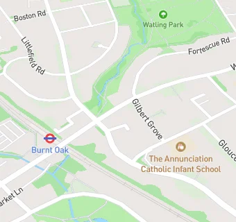 map for Watling Medical Centre Burnt Oak