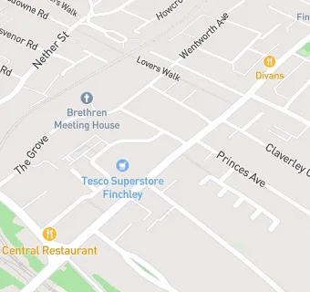 map for Tesco Superstore