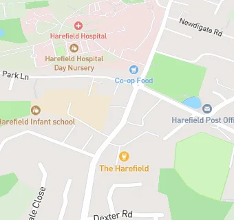 map for Harefield Pharmacy