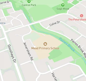 map for Mead Primary School