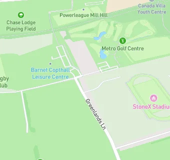 map for Hendon Rugby Football Club