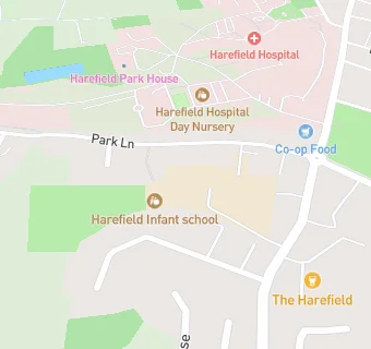 map for Harefield Infant School