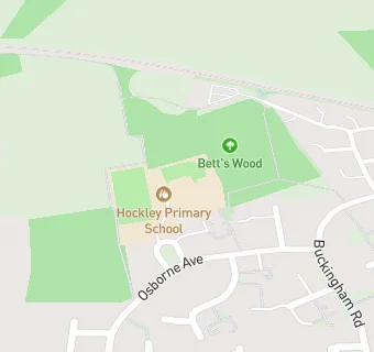 map for Hockley Primary School