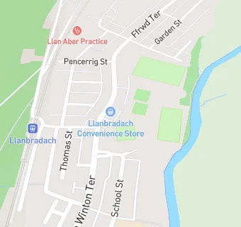 map for Llanbradach Workingmen's Club & Institute