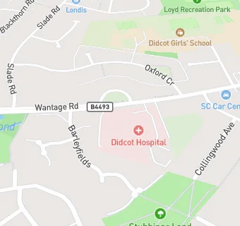 map for Didcot Hospital