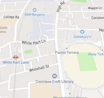 map for Tottenham Health Centre