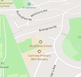 map for Woodlands School