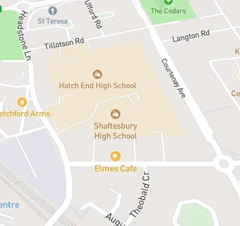 map for Shaftesbury High School