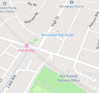 map for The Olde Northwood P H