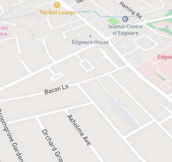 map for Bacon Lane Surgery