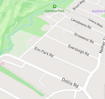 map for Elm Park Lodge