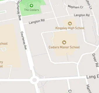 map for Cedars Manor School