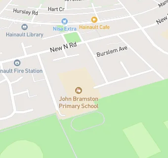 map for John Bramston Primary School