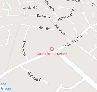 map for Cohen Dental Centre