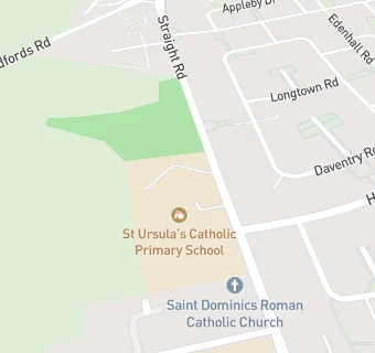 map for St Ursula's Catholic Primary School