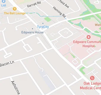 map for Edgware Ex-Servicemans Club