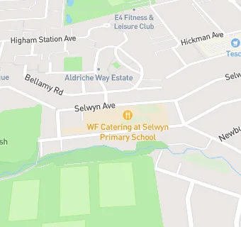 map for Selwyn Infants' School