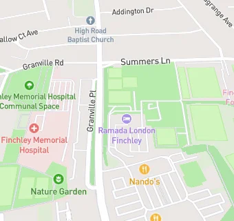 map for OYO Finchley