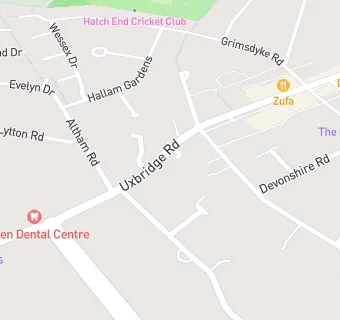 map for Hatch End Medical Centre