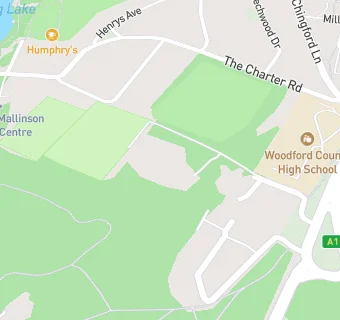 map for Ripple Kitchen at Woodford Rugby Football Club