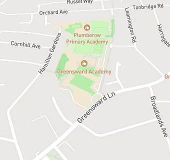 map for Greensward College