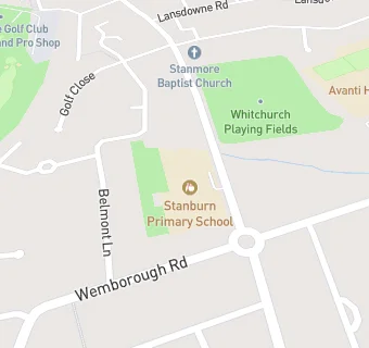 map for Stanburn Primary School