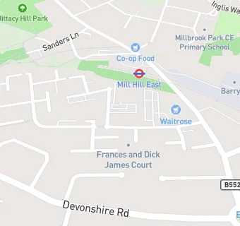 map for Langstone Way Surgery