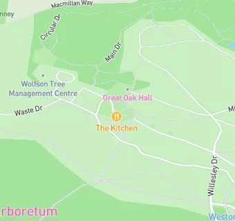 map for Westonbirt Kitchen & Kiosk