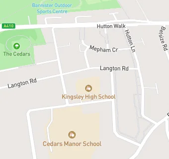map for Whittlesea School