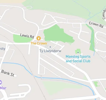 map for Ty Llwynderw