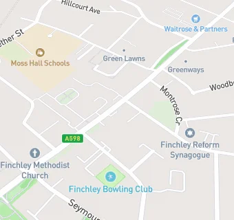 map for Mydentist, Ballards Lane, Finchley