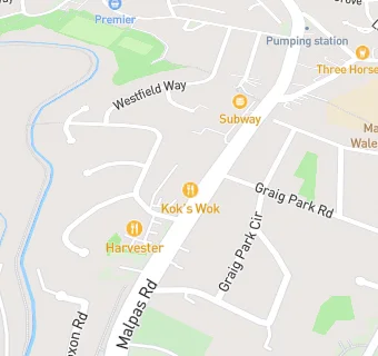 map for Kok's Wok Chinese Takeaway