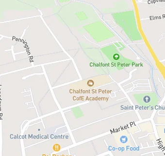 map for Chalfont St Peter CofE School