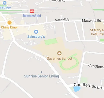 map for Davenies School