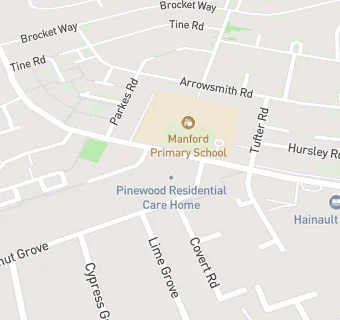 map for Pinewood Residential Home