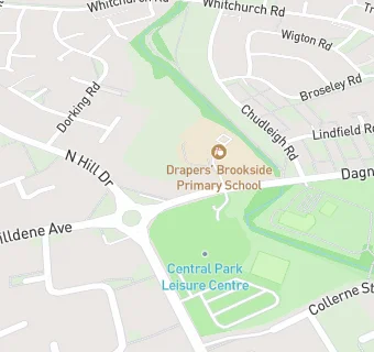 map for Drapers' Brookside Junior School