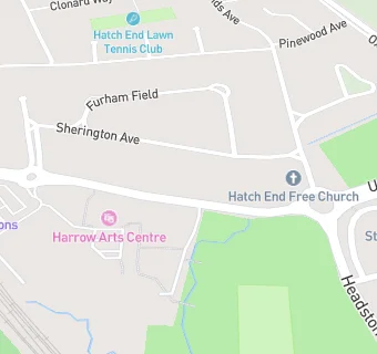 map for Hatch End Dental Practice