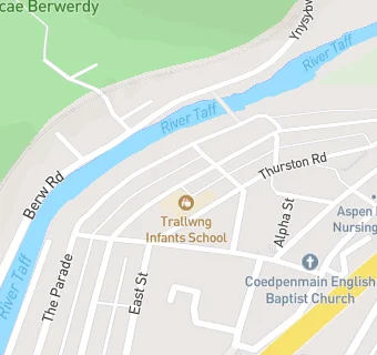 map for Trallwng Infants School