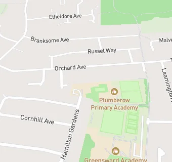 map for Plumberow Primary Academy