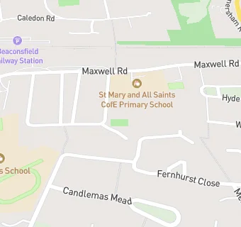 map for The Beaconsfield Day Nursery and Preschool