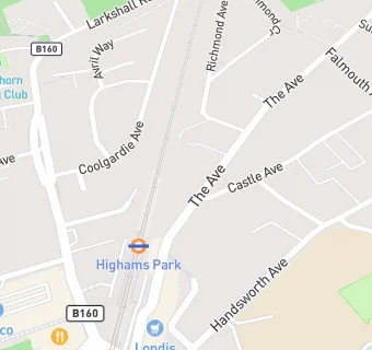 map for Highams Lodge