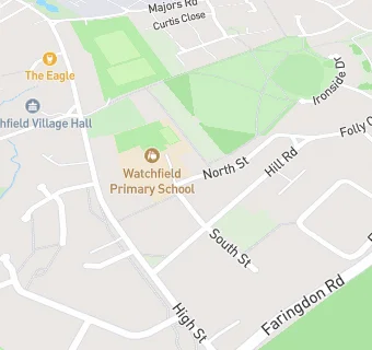 map for Watchfield Primary School