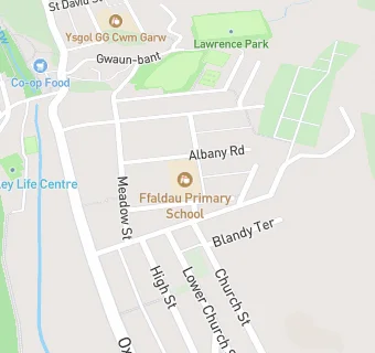 map for Ffaldau Primary Canteen and Breakfast Club