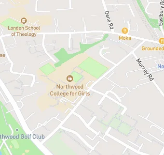 map for Northwood College for Girls