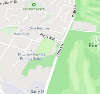 map for Millbrook Park Primary School