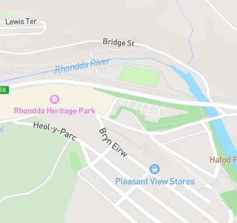 map for Rhondda Heritage Visitor Centre