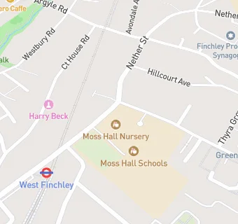 map for The West Finchley Pre School