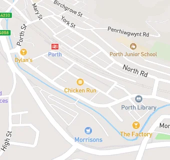 map for Porth Fruit and Veg